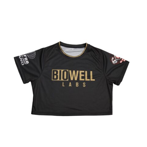 BioWell CROPTOP Women's BLACK S/M